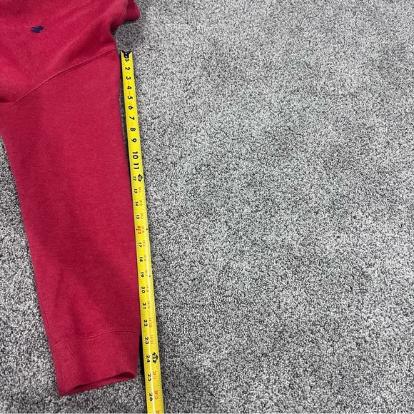 Polo Ralph Lauren Men’s Red Estate-Rib Quarter-Zip Pullover 100% Cotton Size XL - Picture 8 of 11